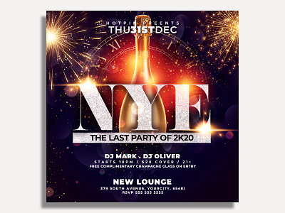 New Years Eve Flyer Template