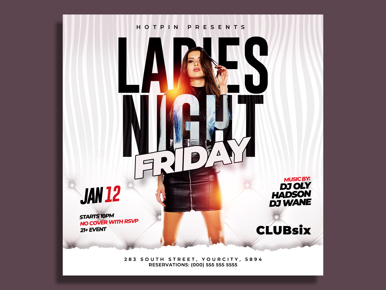 Free Ladies Night Out Flyer Template Free Psd Flyer T - vrogue.co