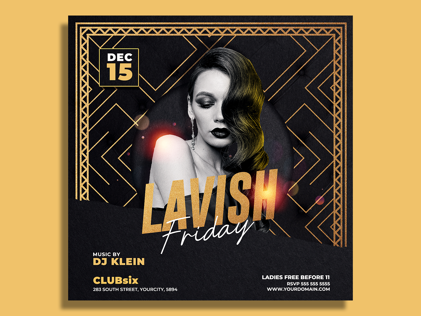 Night Club Flyer Template By Hotpin On Dribbble