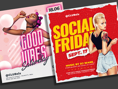 Night Club Flyer Bundle