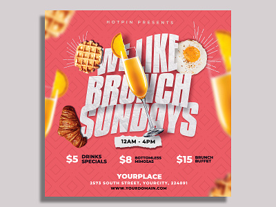 Brunch Flyer Template