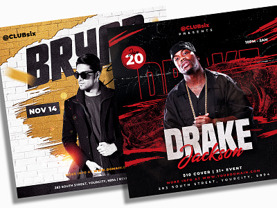 Dj Flyer Template Bundle