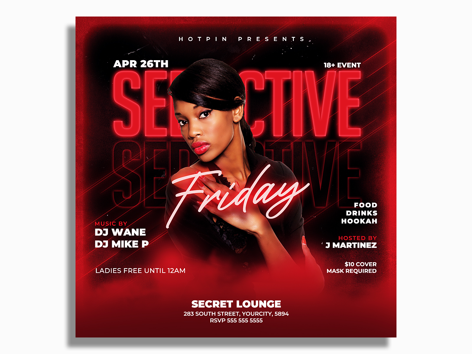 Night Club Party Flyer Template By Hotpin On Dribbble