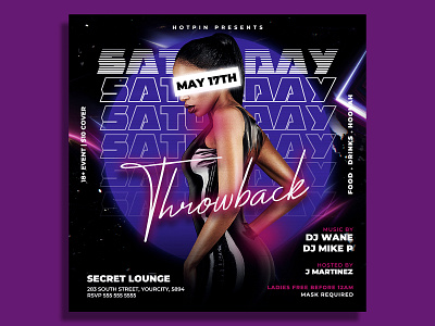 Night Club Party Flyer Template