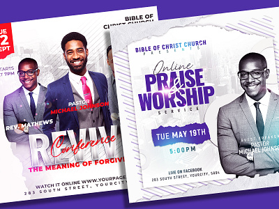 Curch Flyer Template Bundle church church conference cross easter easter flyer event flyer faith god heaven holiday instagram invitation jesus pastor photoshop praise print