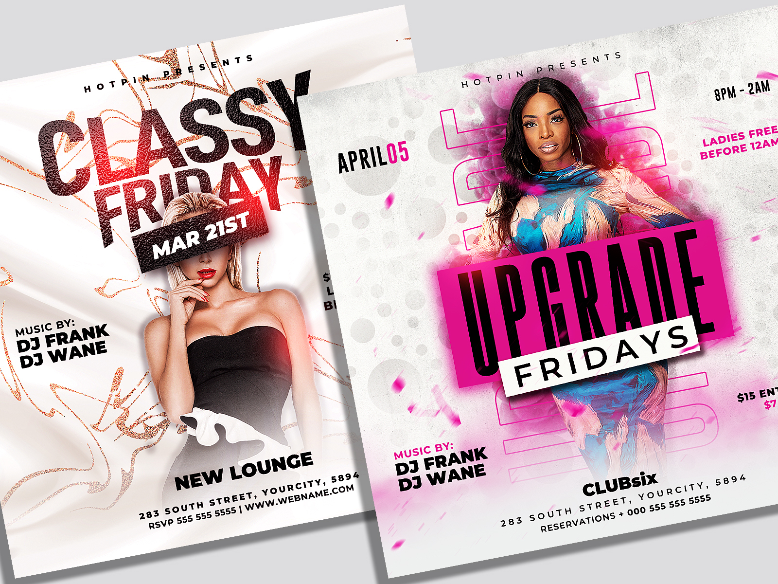 Night Club Flyer Template Bundle by Hotpin on Dribbble