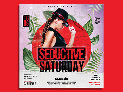 Night Club Flyer Template by Hotpin on Dribbble