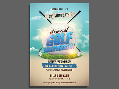 Golf Tournament Flyer Template sports flyer