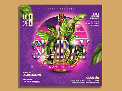 Night Club Flyer Template summer flyer