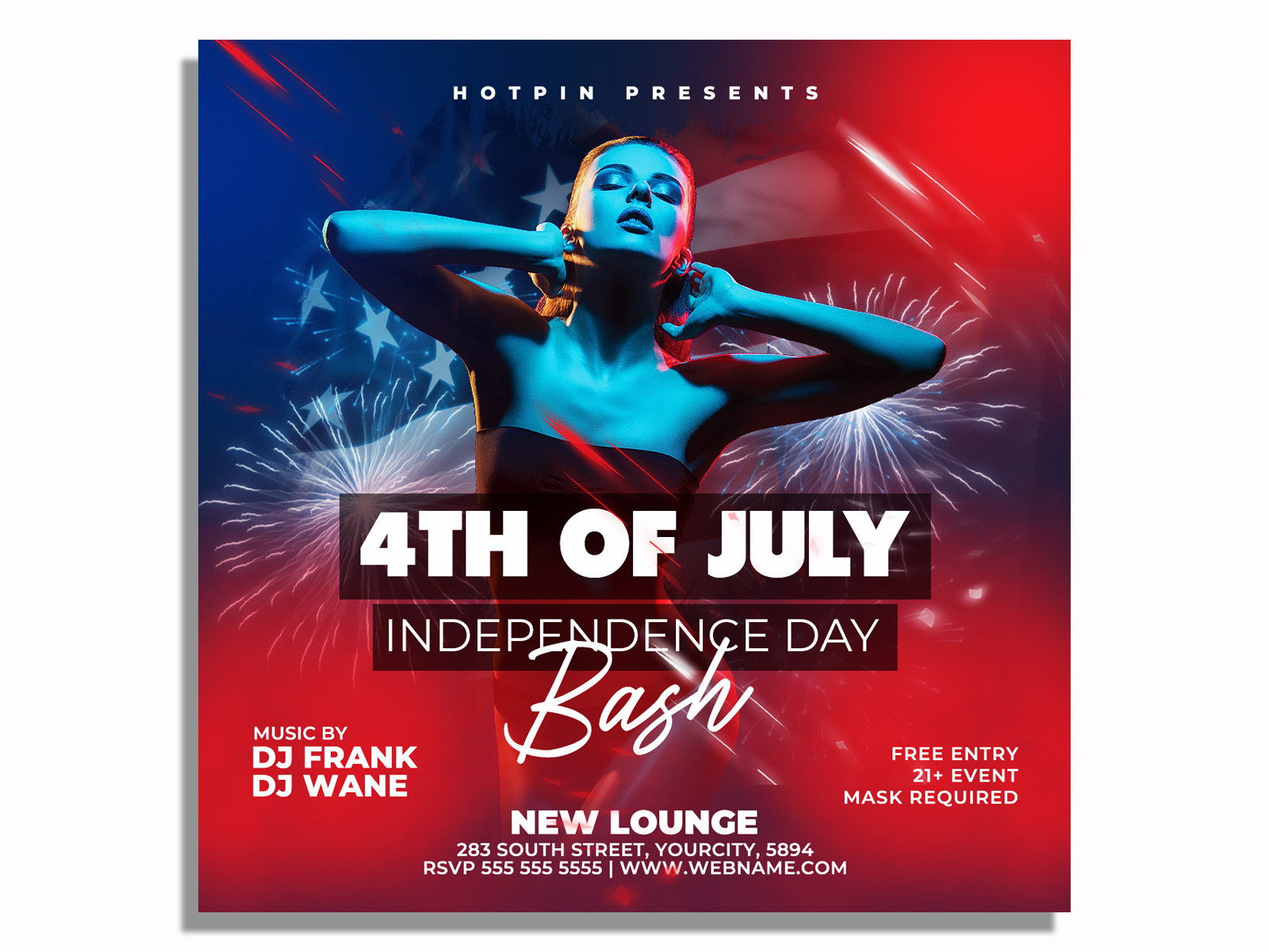 independence day flyer template by hotpin on dribbble