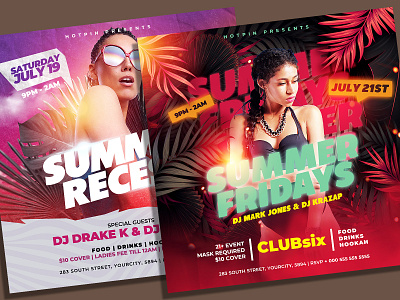 Summer Flyer Bundle Template