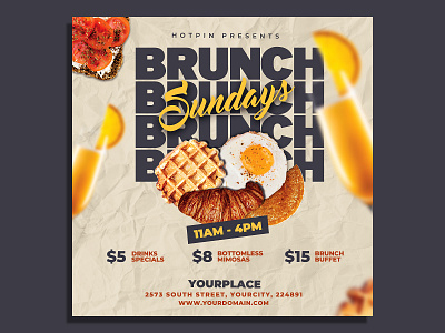 Brunch Flyer Template