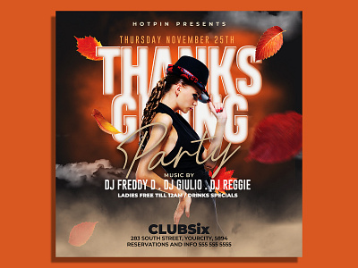 Thanksgiving Flyer Template thanksgiving party