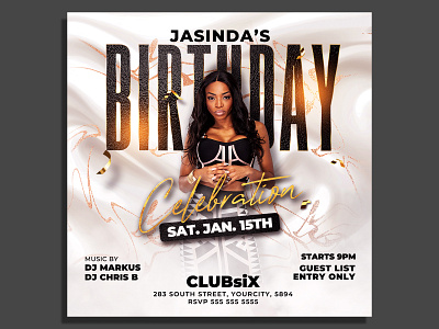 Birthday Flyer Template