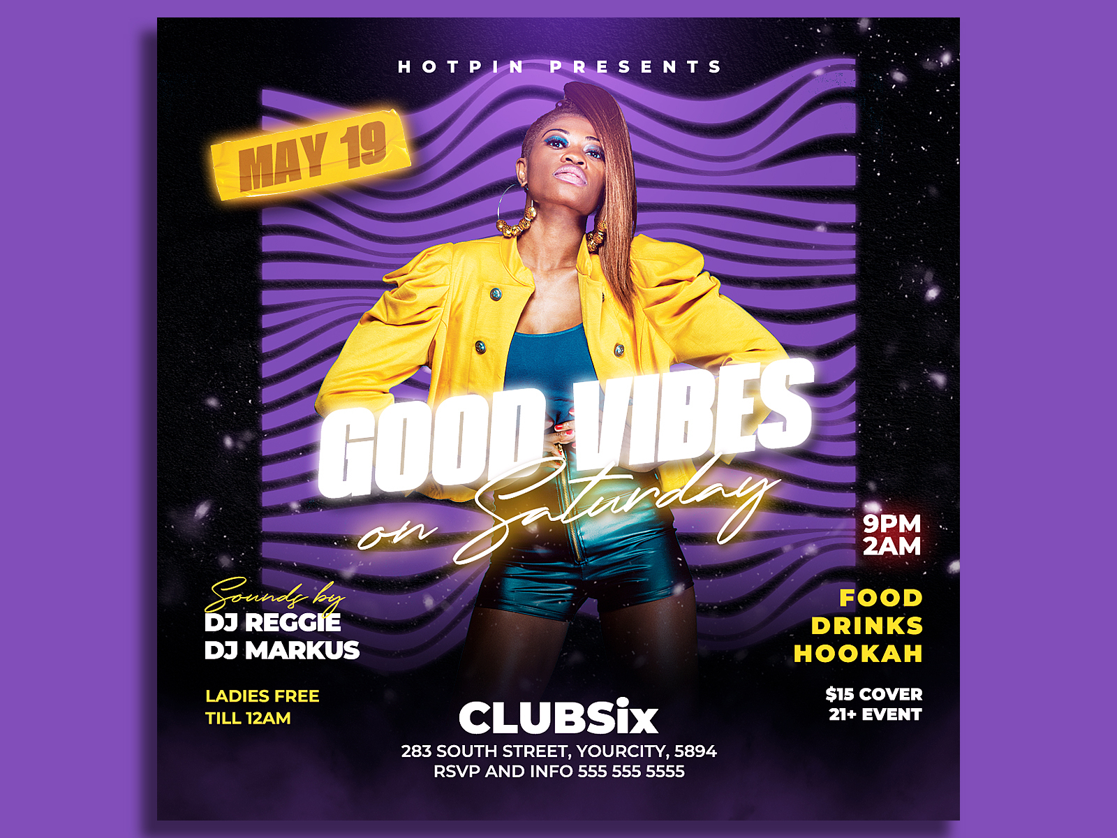 Night Club Flyer Template By Hotpin On Dribbble