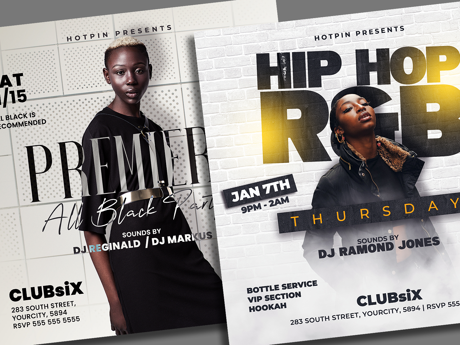 Night Club Flyer Bundle Template by Hotpin on Dribbble