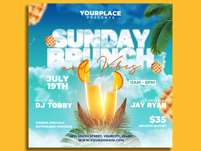 Brunch Flyer Template