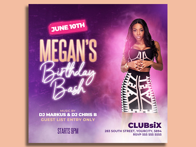 Birthday Flyer Template