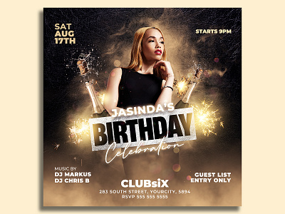 Birthday Flyer Template