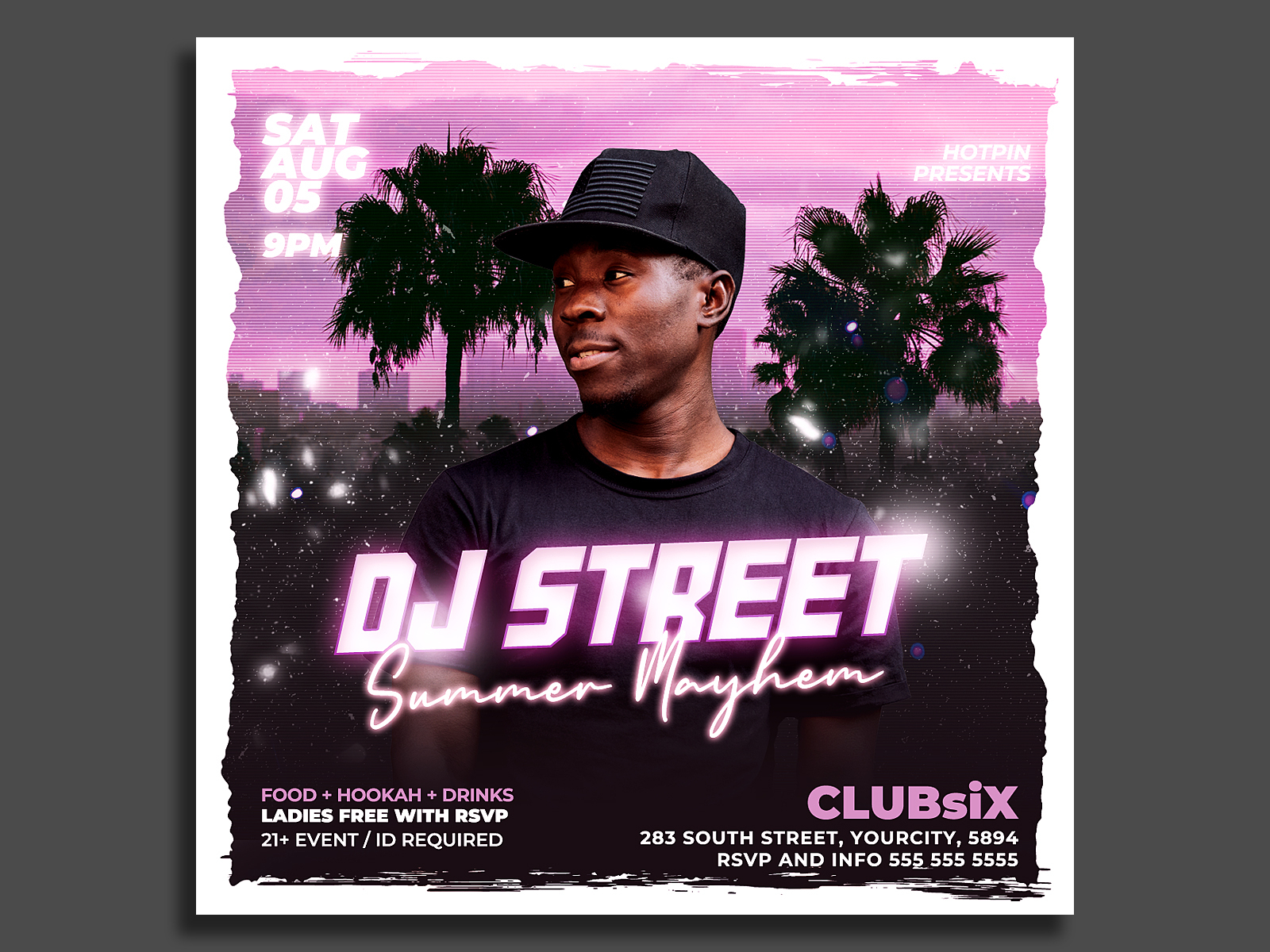 Dj Flyer Template by Hotpin on Dribbble