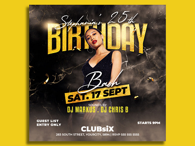 Birthday Flyer Template