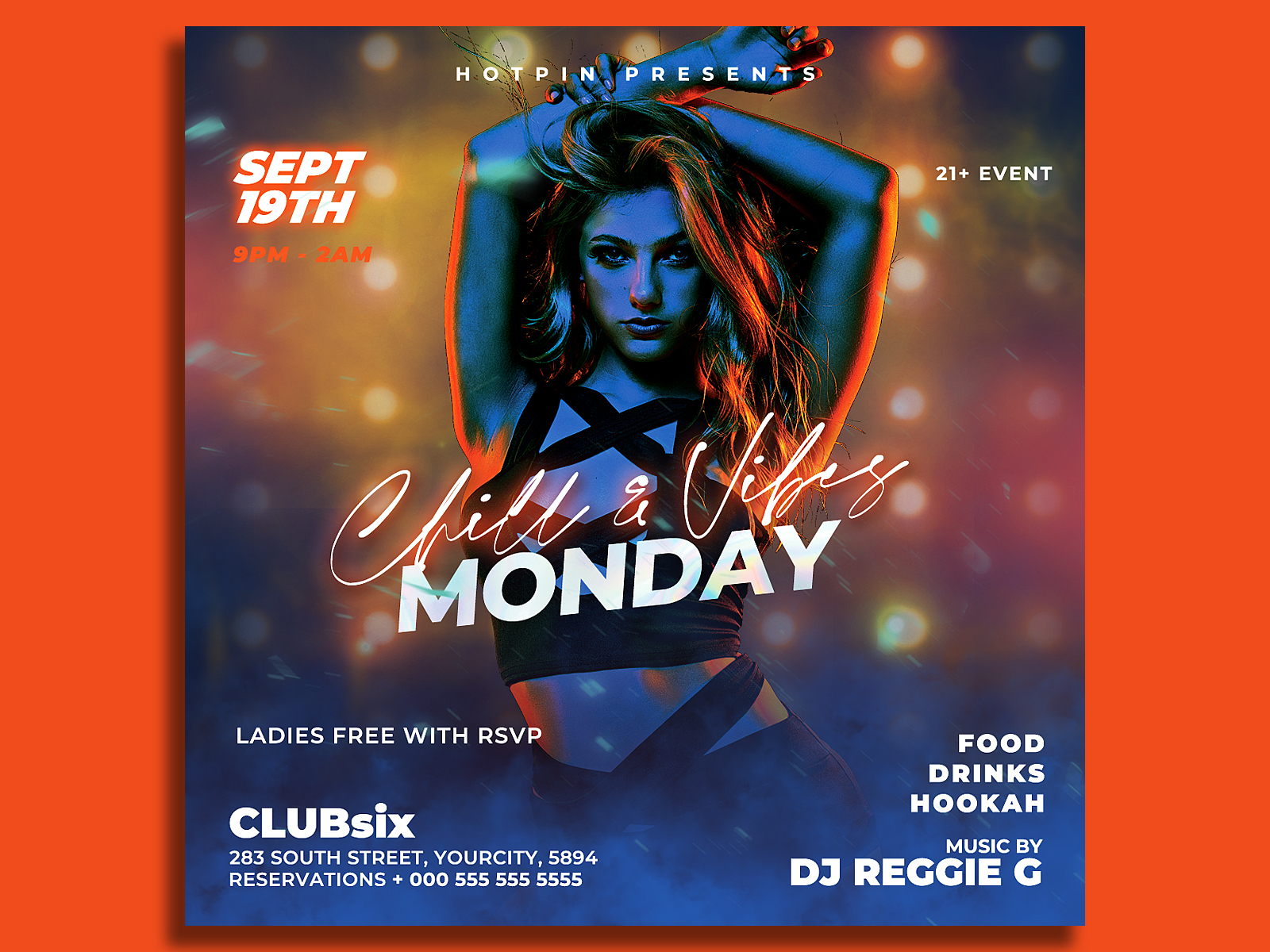 Night Club Flyer Template By Hotpin On Dribbble