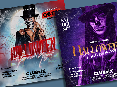 Halloween Flyer Bundle poster