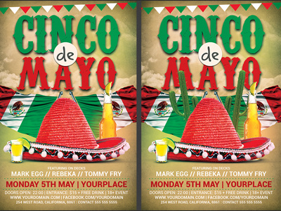 Cinco De Mayo Flyer Template 3