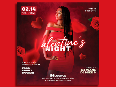 Valentines Day Flyer Template