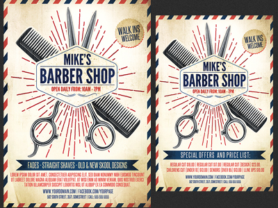 Barber Shop Flyer (1269189)