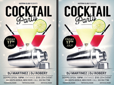 Cocktail Party Flyer Template