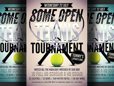 Tennis Flyer Template