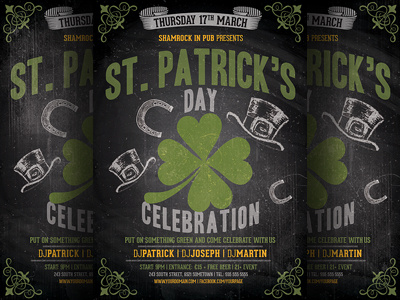 Saint Patricks Flyer Template irish layout lucky party flyer print psd flyer pub saint paddys saint patricks st. paddys party st. patricks flyer st. patricks party