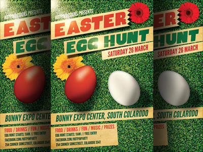 Easter Egg Hunt Flyer Template 2