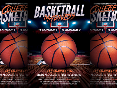 3 On 3 Basketball Flyer Template from cdn.dribbble.com