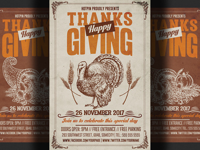 Thanksgiving Flyer Template thanks giving thanksgiving thanksgiving backgrounds thanksgiving celebration thanksgiving eve thanksgiving flyer thanksgiving invitation thanksgiving party turkey