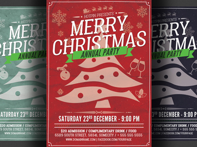 Christmas Party Flyer Template