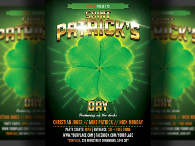 St. Patricks Flyer Template