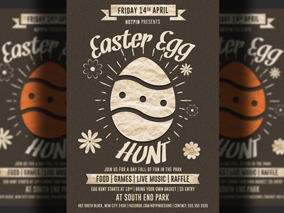 Easter Egg Hunt Flyer Template