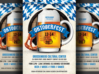 Oktoberfest Flyer Template beer festival beer promotion beerfest celebration festival flyer template october fest octoberfest oktoberfest oktoberfest poster