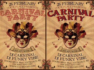 Carnival flyer