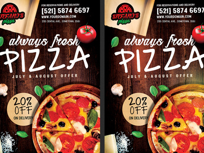 Pizza Offer Designs Themes Templates And Downloadable Graphic Elements On Dribbble