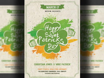 St. Patrick Day Flyer Template