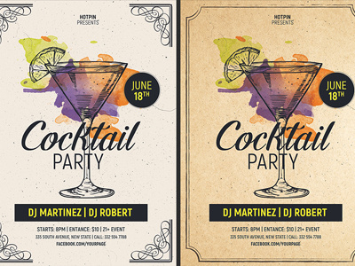 Cocktail Party Flyer Template