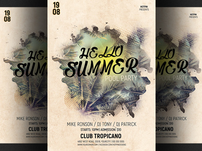 Summer Party Flyer Template