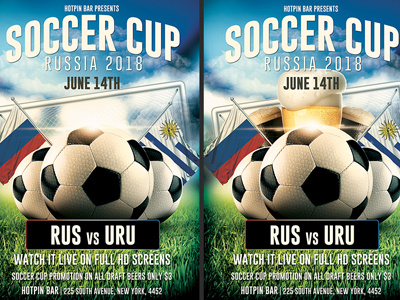 Russia World Cup Flyer Template
