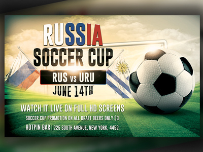 Russia World Cup Flyer