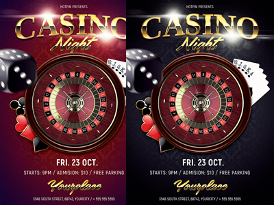 Casino Night Flyer Template