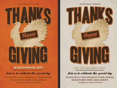 Thanksgiving Flyer Template