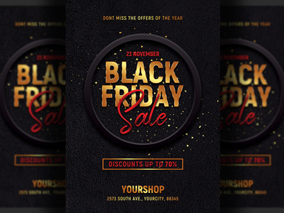 Black Friday Sale Flyer Template 2